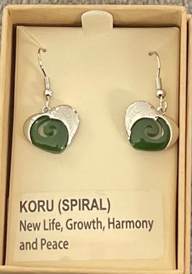 Jade Koru Earrings Hot on Sale