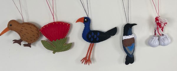 Pūkeko - Felt Hanging Decoration Discount