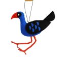 Pūkeko - Felt Hanging Decoration Discount