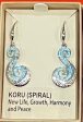 Blue Koru Earrings Sale