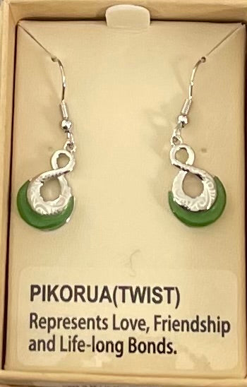 Jade Twist Earrings For Discount