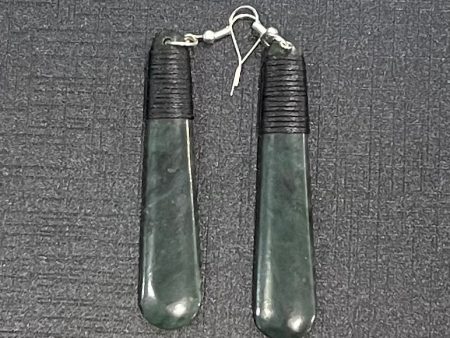 Greenstone Toki Earrings For Cheap