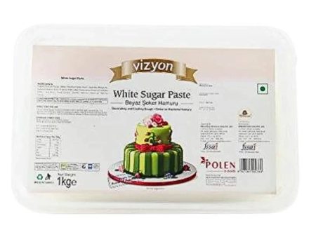 Vizyon Sugar Paste (Fondant)1 kg, White 1000 g Discount