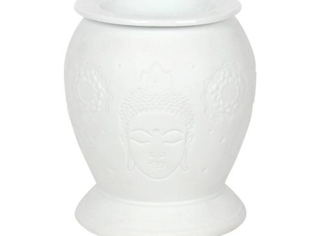 White Ceramic Buddha Electric Oil Burner For Discount