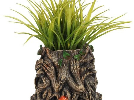 14cm Green Man Plant Pot For Discount