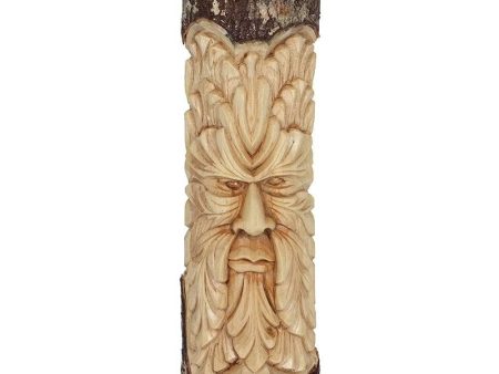 50cm Green Man Wood Carving Discount