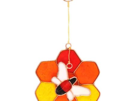 Bee and Honeycomb Suncatcher Fashion