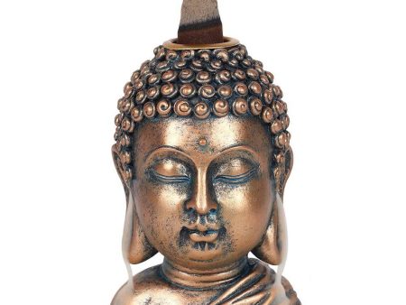 Bronze Buddha Head Backflow Incense Burner For Cheap