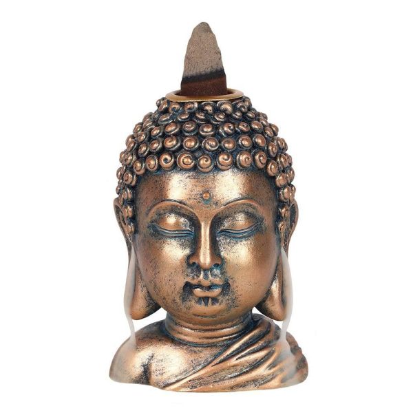 Bronze Buddha Head Backflow Incense Burner For Cheap