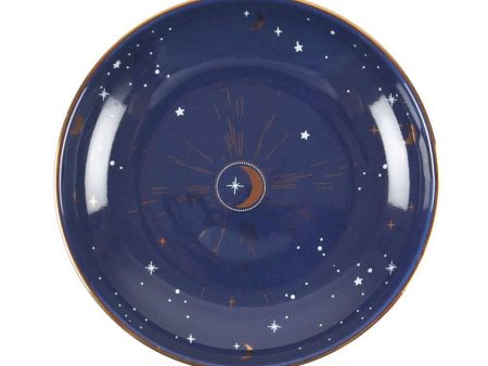 Ceramic Blue Crescent Moon Trinket Dish Discount