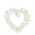 6 Inch Clamshell Hanging Heart Decoration For Discount