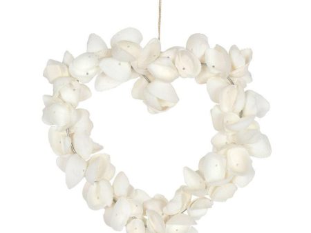 6 Inch Clamshell Hanging Heart Decoration For Discount