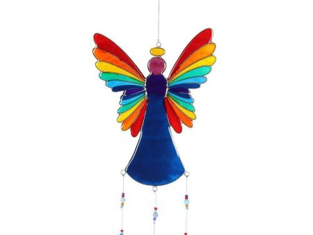 38cm Rainbow Angel Suncatcher Supply