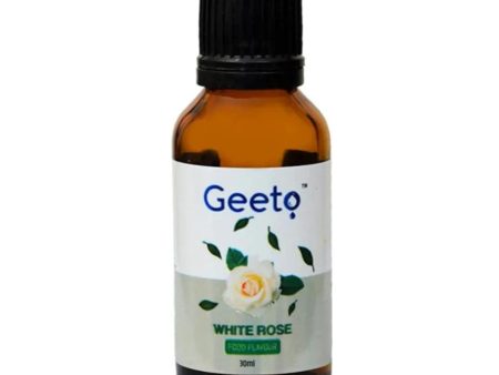 White Rose Food Flavour Essence | 30ml | Geeto Food Flavour Supply