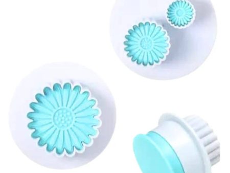 2 PCs Sunflower Plunger Cutter-Blue Fashion