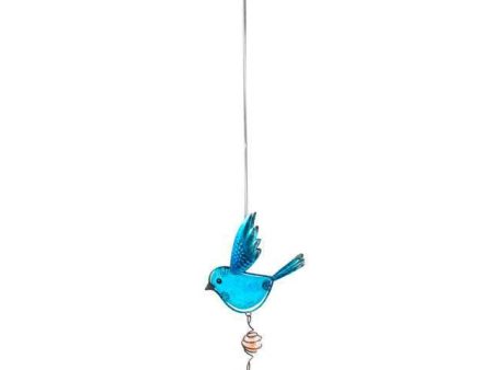 Blue Bird Dangle Windchime Online Hot Sale