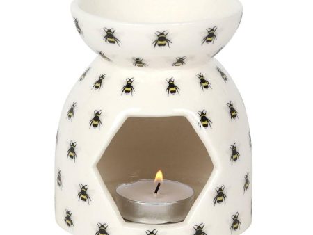 All Over Bee Print Oil Burner on Sale