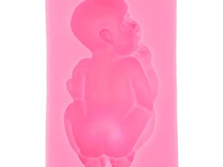 Sleeping Baby Big Silicone Fondant Gum Paste Mould on Sale