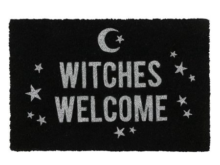 Black Witches Welcome Doormat Online Sale