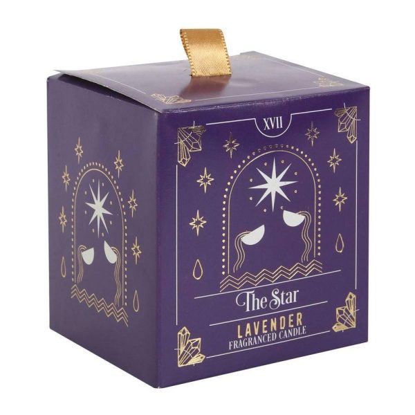 The Star Lavender Tarot Candle Sale