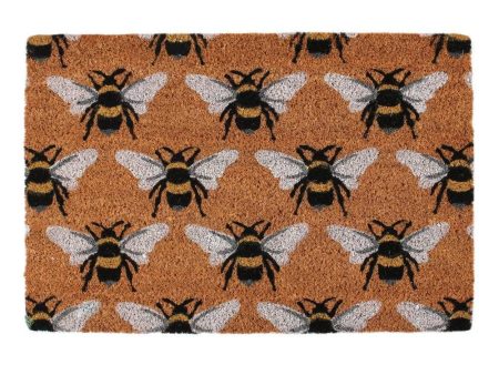 Bee Print Natural Doormat on Sale