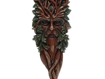 42x15cm Green Man Wall Plaque Online