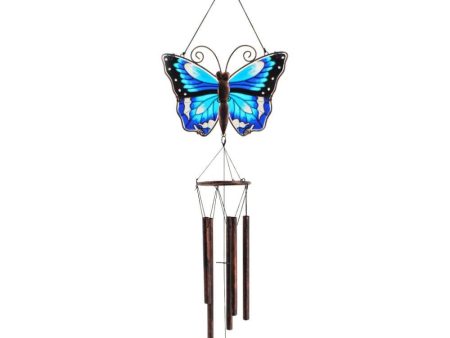 Blue Butterfly Windchime For Sale