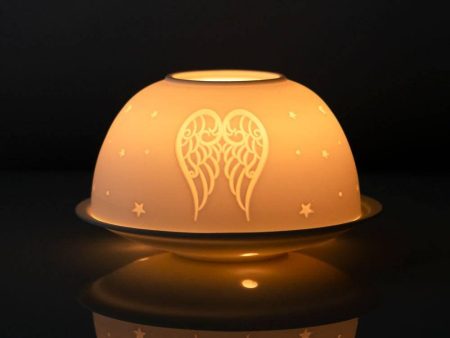 Angel Wings Dome Tealight Holder For Cheap