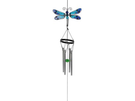 Blue Spotted Dragonfly Windchime For Discount