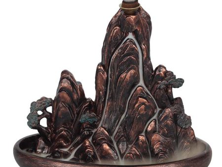 Bronze Effect Island Backflow Incense Burner Discount