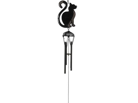 Black Cat Profile Windchime Online