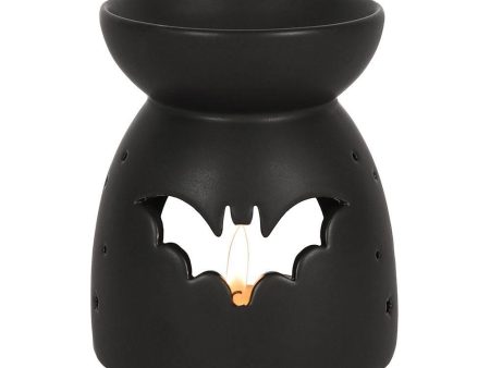 Black Bat Cut Out Oil Burner Hot on Sale