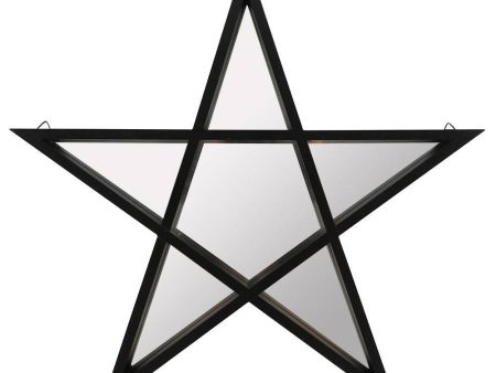 Black Framed Pentagram Mirror Online