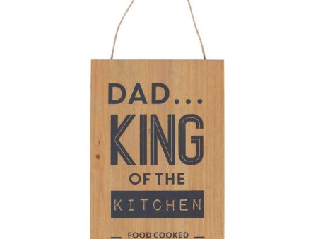 30cm King of the Kitchen Hanging Sign Discount