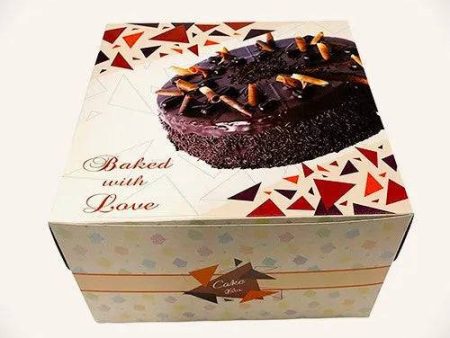 Cake Box Duplex 1kg [10X10X5] Pack of 10 (NO COD) Sale