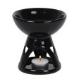 Black Deep Bowl Oil Burner Discount