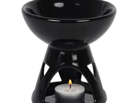 Black Deep Bowl Oil Burner Discount