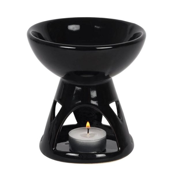 Black Deep Bowl Oil Burner Discount