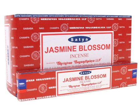 12 Packs of Jasmine Blossom Incense Sticks by Satya Online