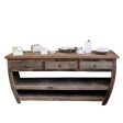 Centerpiece Recycled Wood Table - 180x60x80cm For Discount