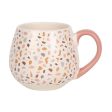 Terrazzo Print Rounded Mug Sale