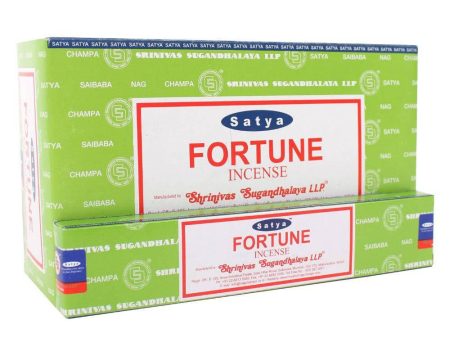 12 Packs of Fortune Incense Sticks by Satya Cheap