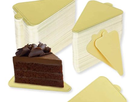 Triangle Pastry Base (Pack of 100) | For Serving Cake Slices For Sale