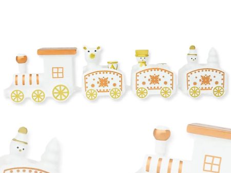 Toy Train Cake Topper - White Hot on Sale