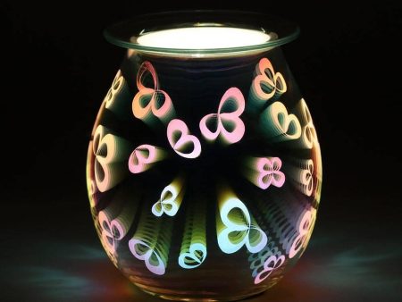 3D Flower Petal Light Up Electric Oil Burner For Discount