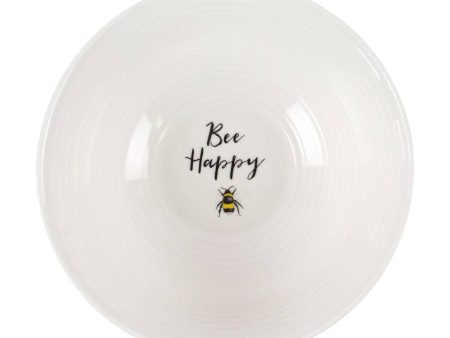 Bee Happy Ceramic Bowl For Sale