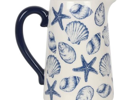 Seashell Ceramic Flower Jug For Cheap