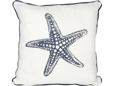 35cm Square Starfish Cushion Online Sale