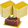 Rectangle Pastry Base (Pack of 100) | For Pastries, Mini Cake, Desserts Hot on Sale