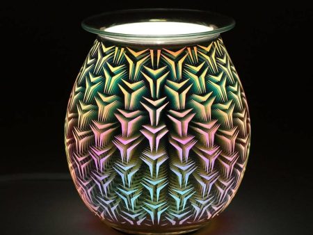 3D Geometric Stylish and Colourful Light Up Electric Oil Burner Online